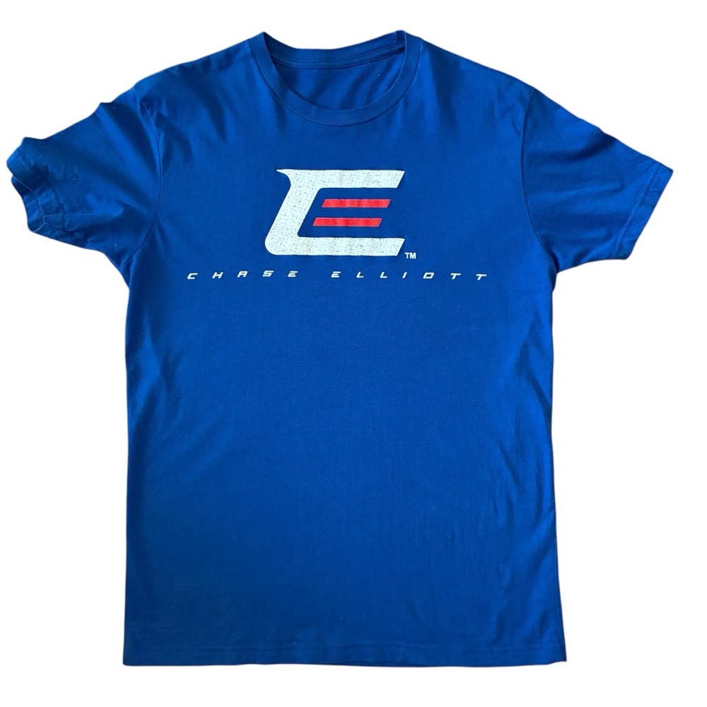 Chase Elliott Blue Faded Logo Tee NASCAR
